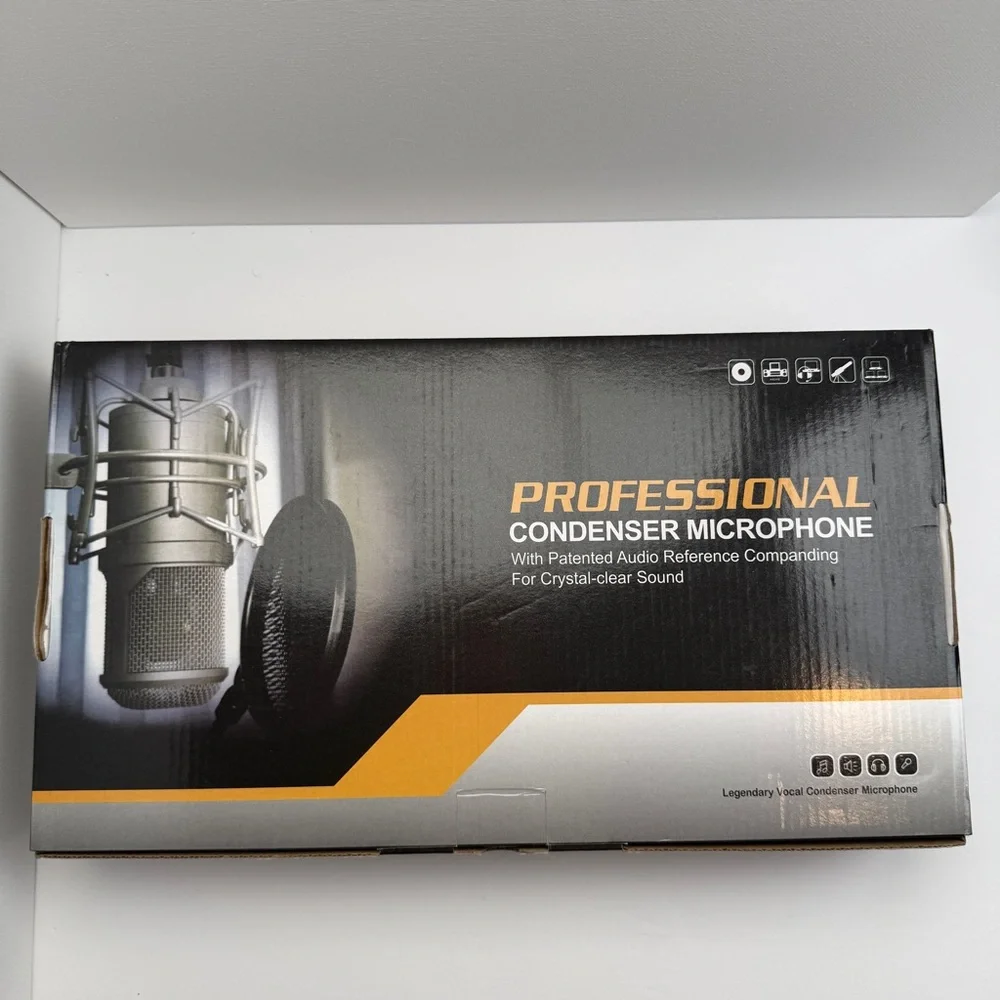 Professional Silver Condenser Microphone